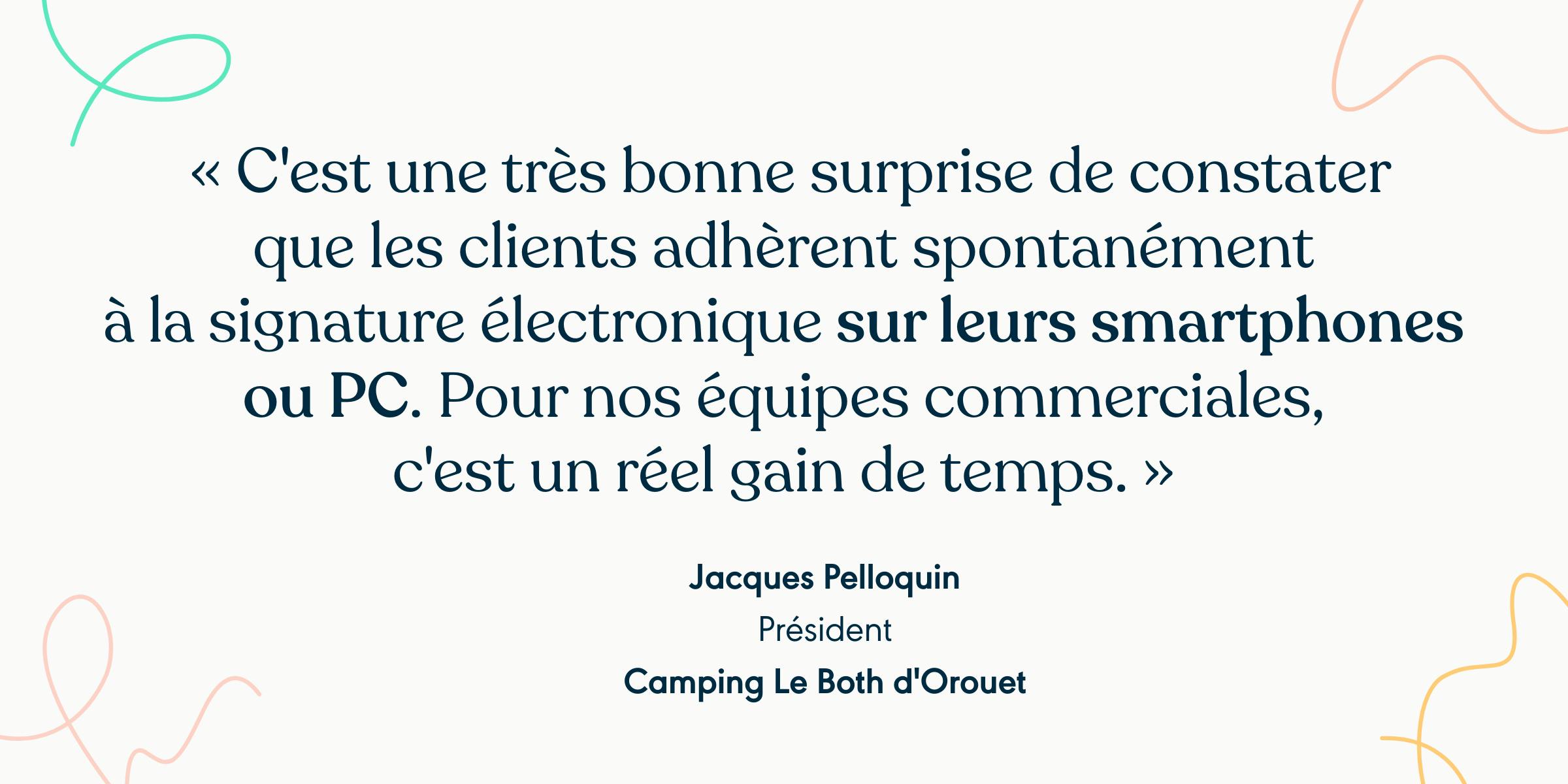 Quote du client Camping Le Both d’Orouet