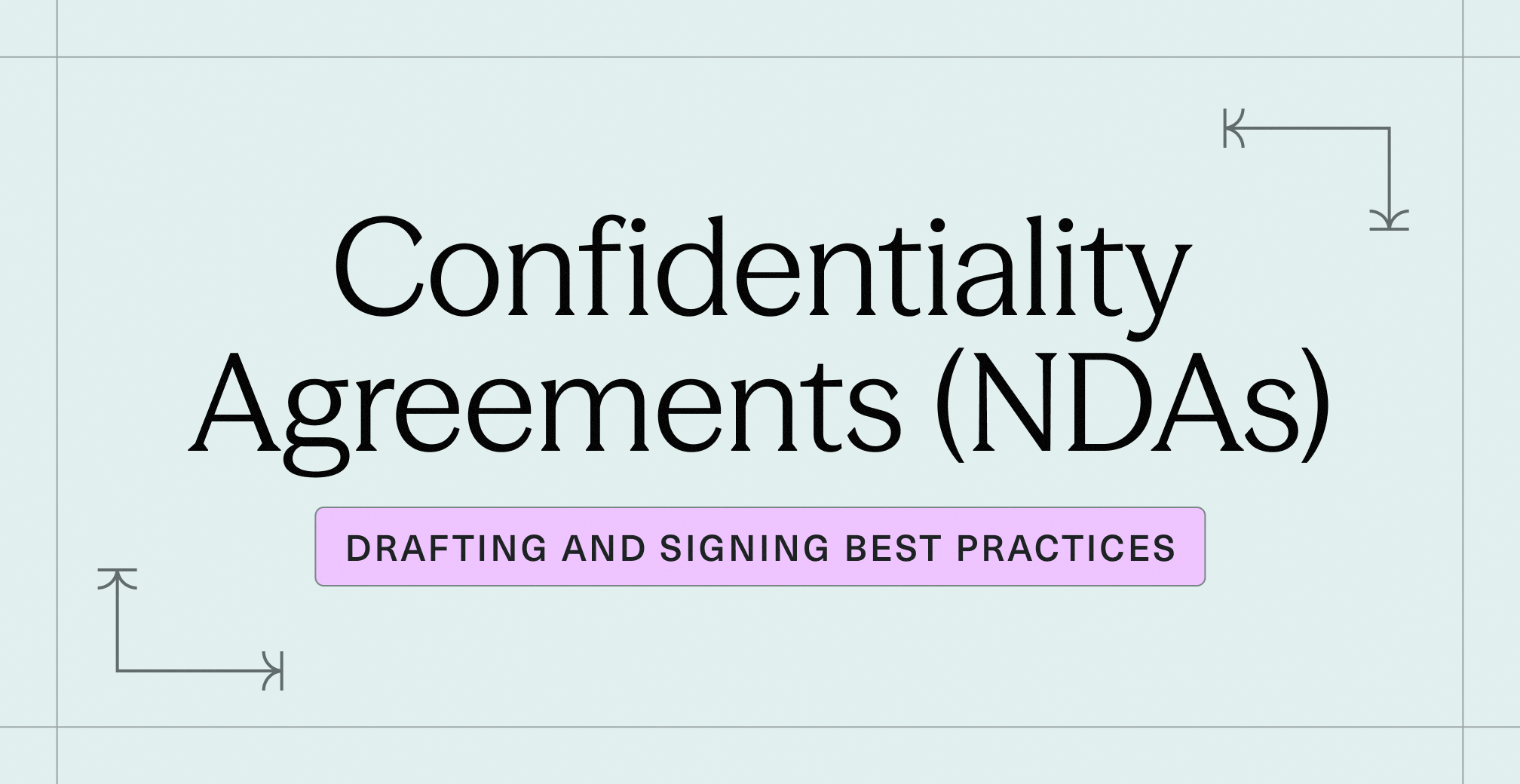Confidentiality Agreements