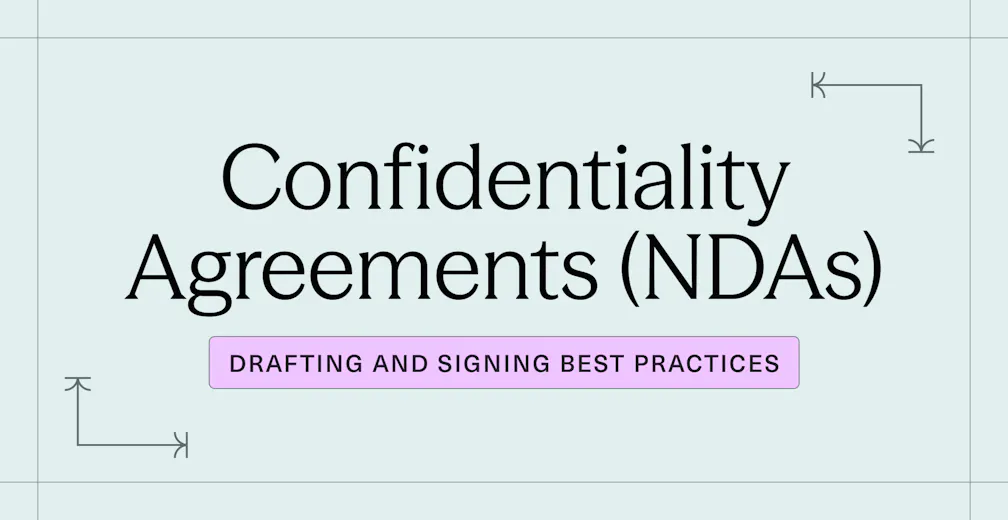 Confidentiality Agreements