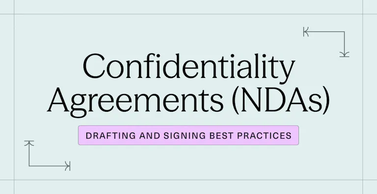 Confidentiality Agreements