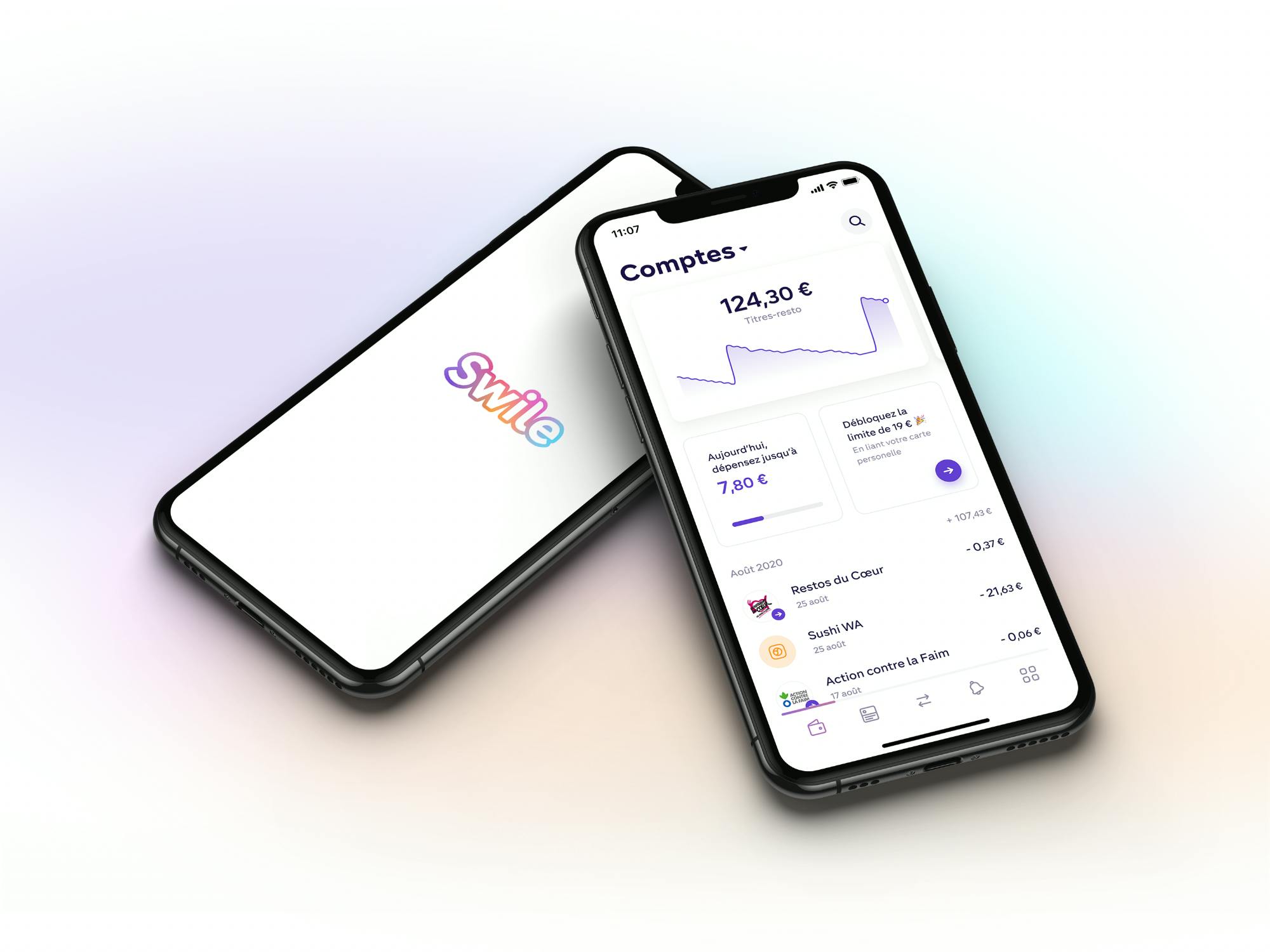 Screenshot app Swile