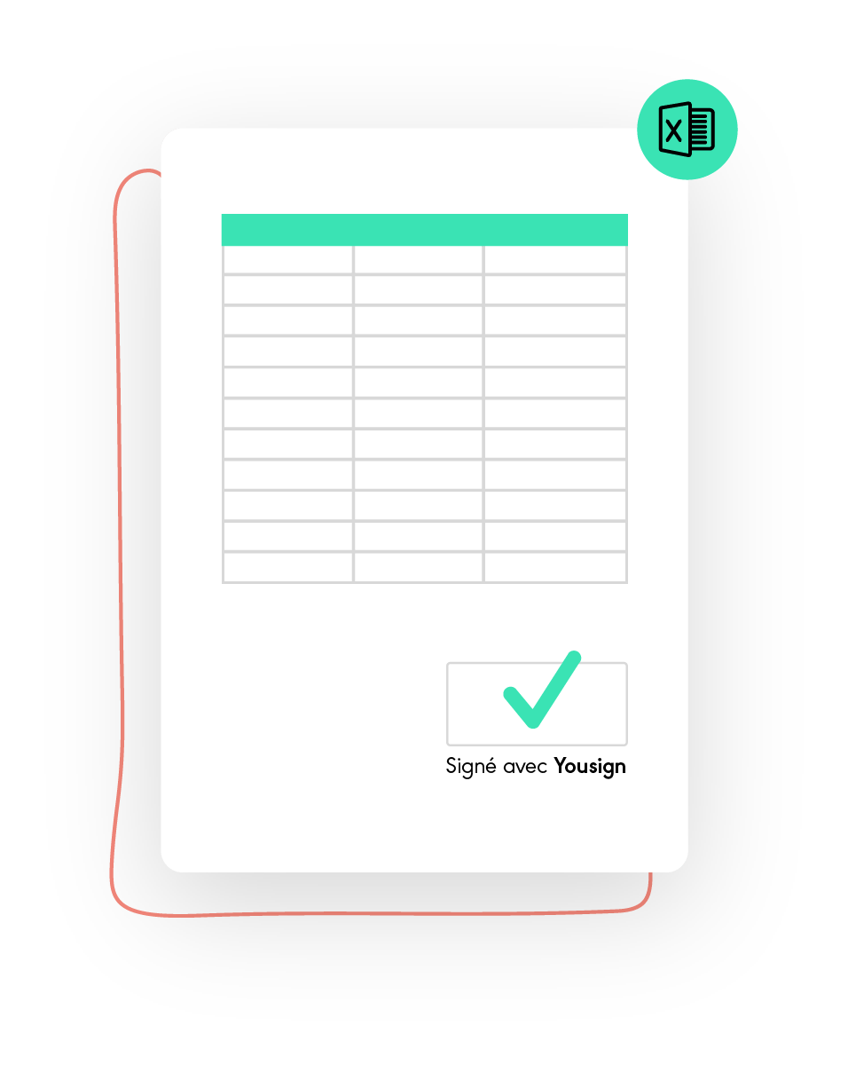 ajouter une signature dans excel