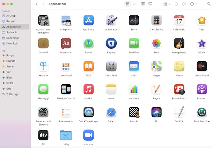 Anteprima sul Mac
