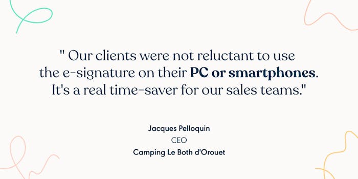 Customer quote - Camping Le Both d’Orouet