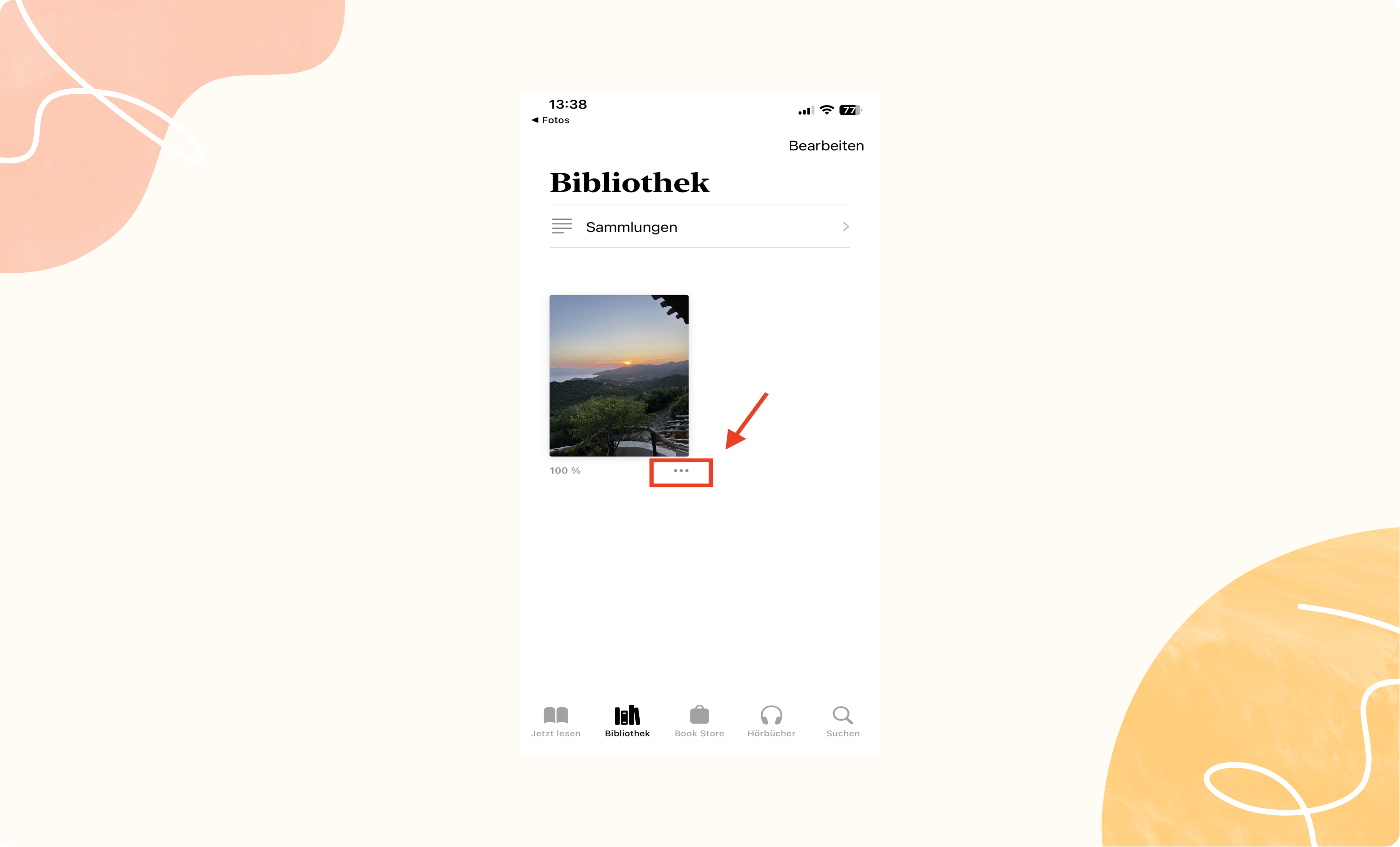 Bücher-App öffnen