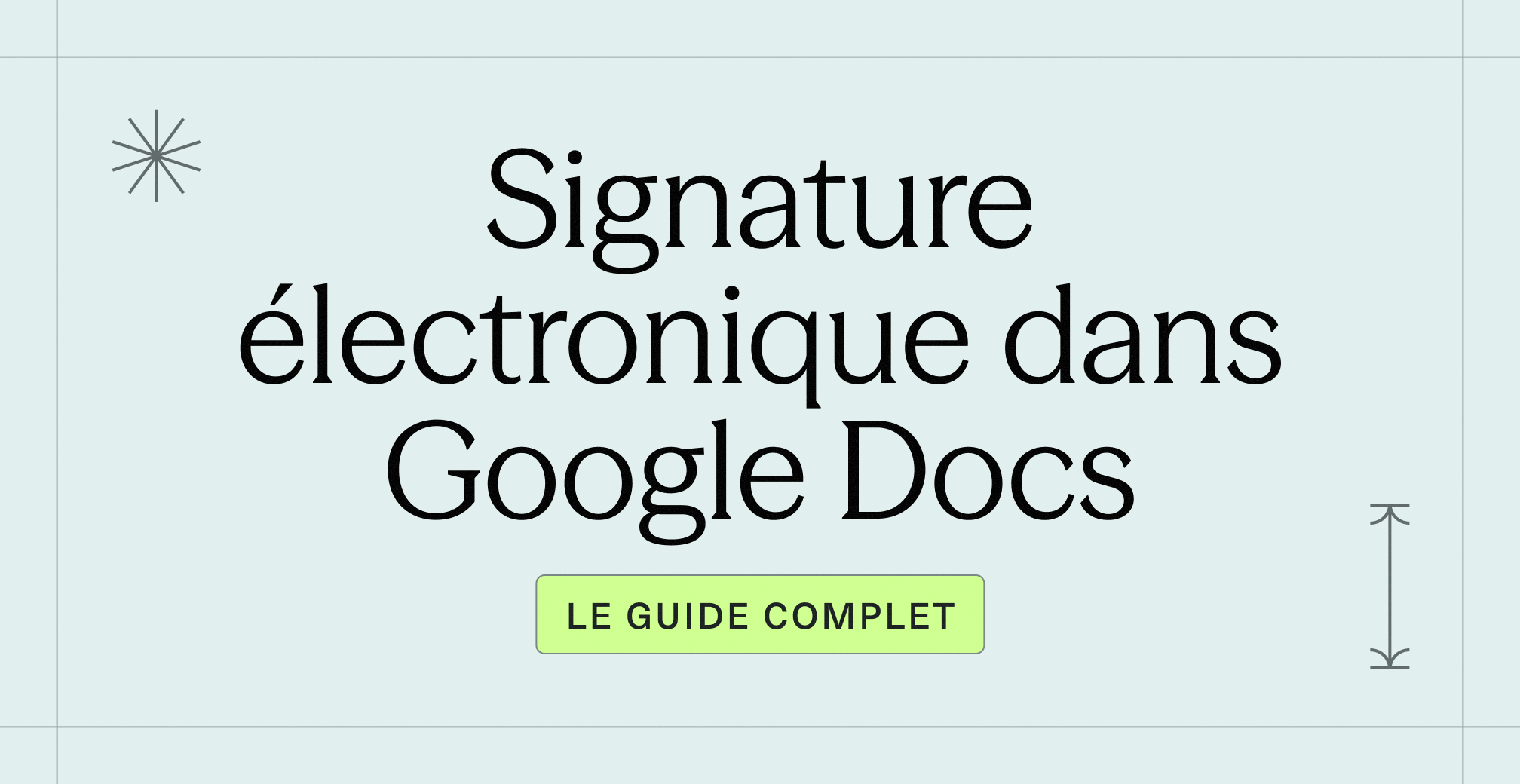 Signature électronique dans Google Docs