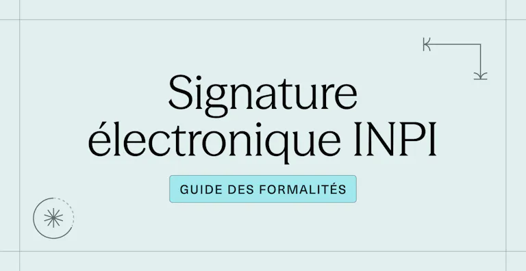 Signature électronique INPI