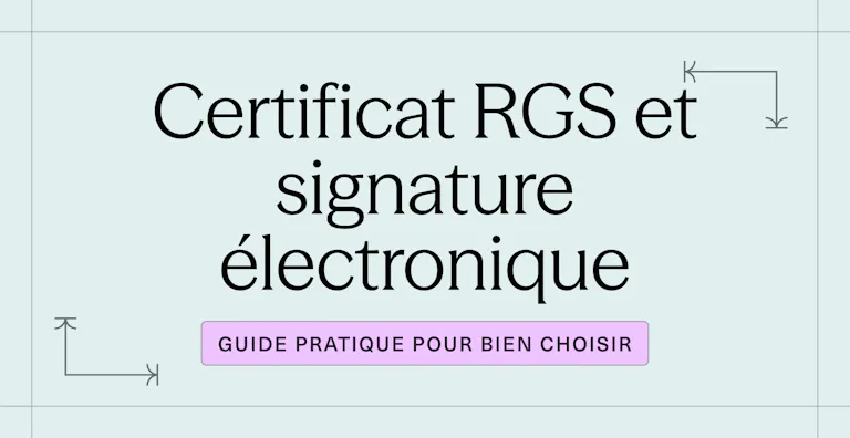 Certificat RGS et signature électronique