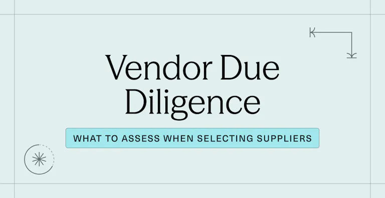 Vendor Due Diligence