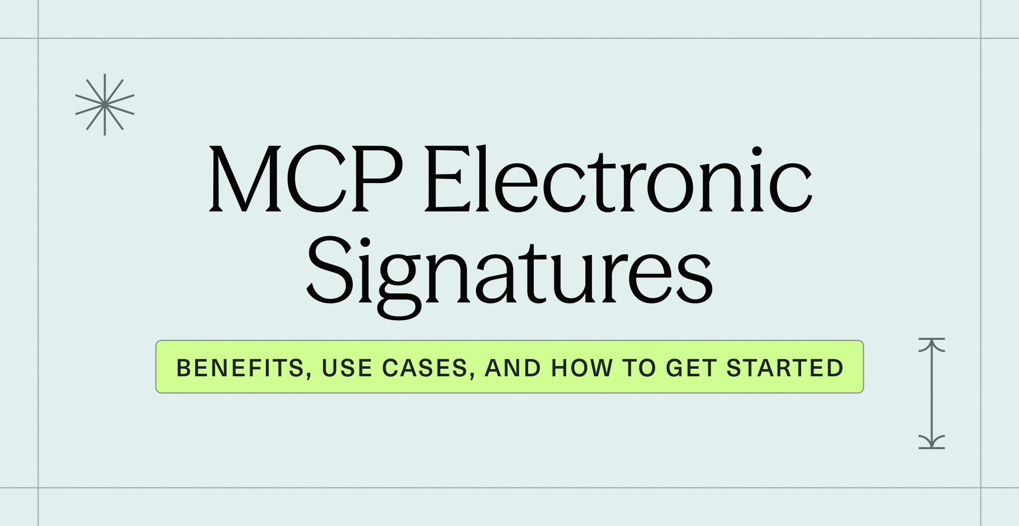MCP Electronic Signatures