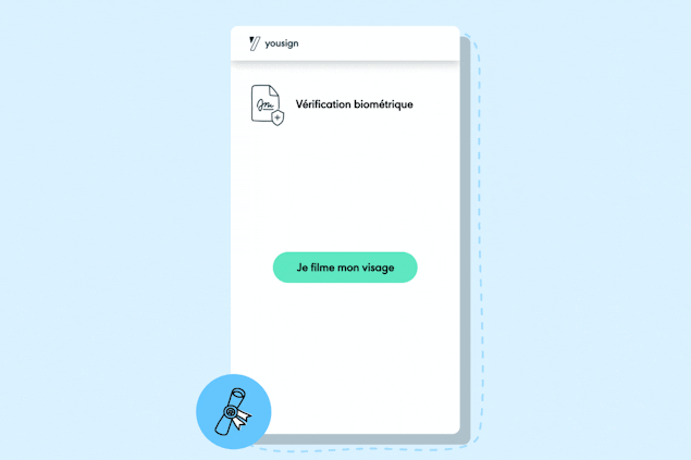 Vérification biométrique du signataire par une IA