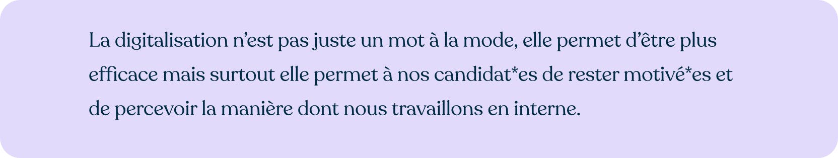 digitalisation recrutement