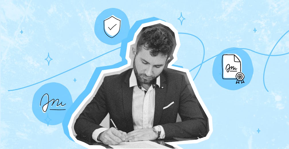 Signature électronique avancée avec certificat qualifié