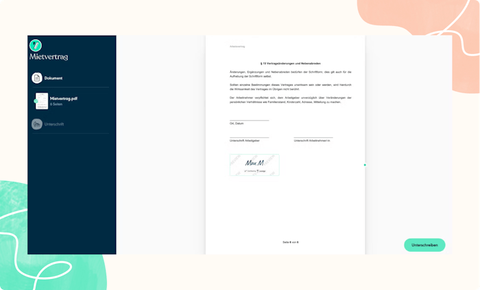 Zu unterzeichnende Datei lesen