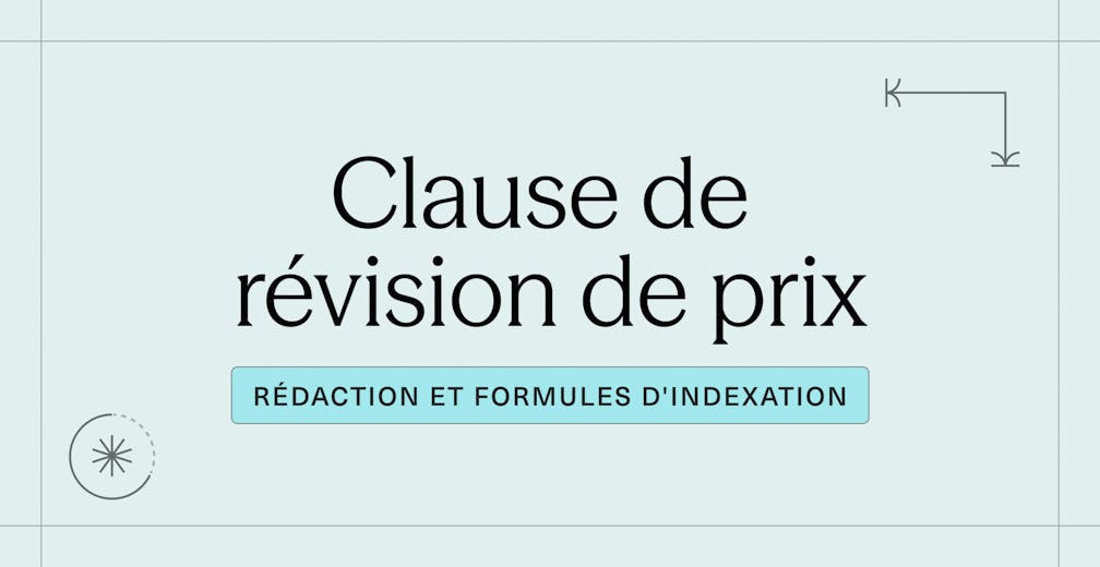 Clause de révision de prix _ rédaction et formules d'indexation 2026