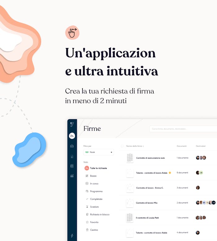 Applicazione One by Yousign 