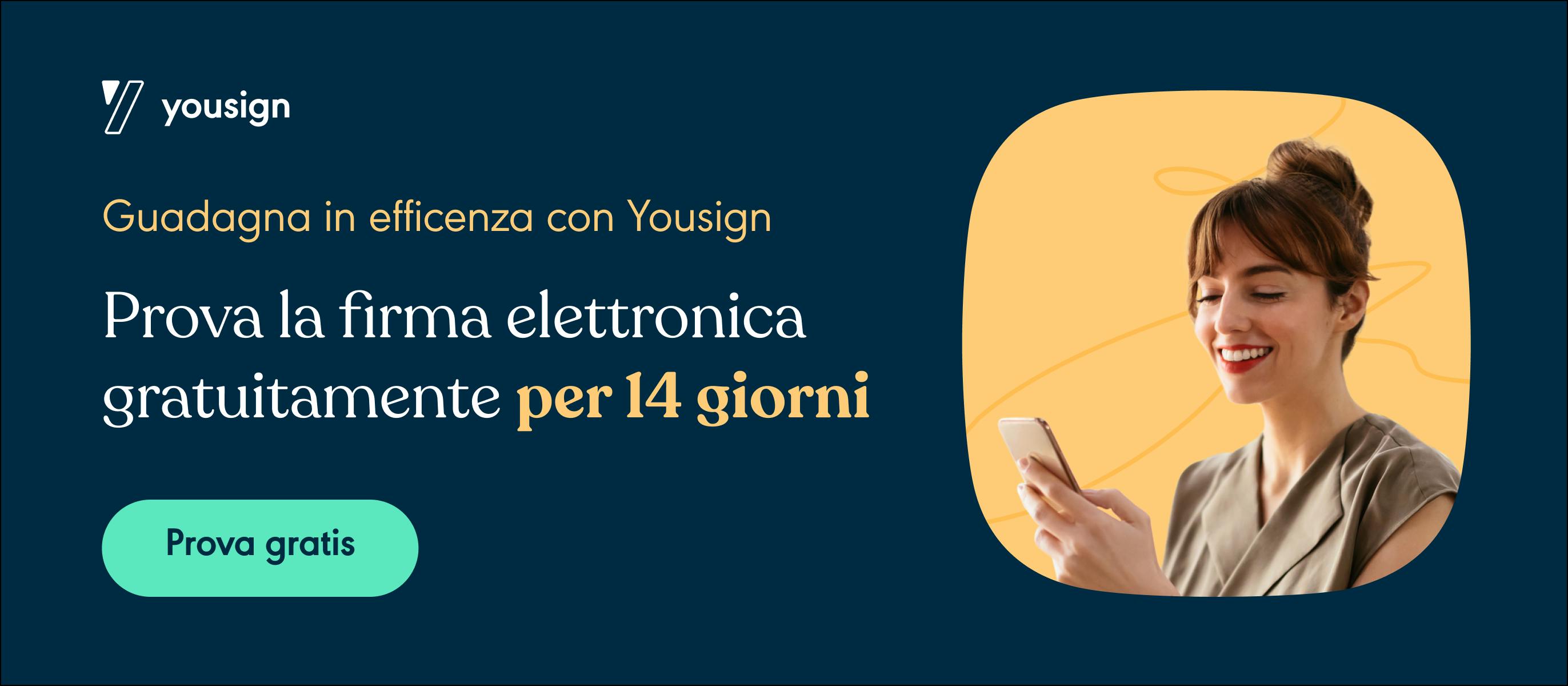 Yousign prova gratis