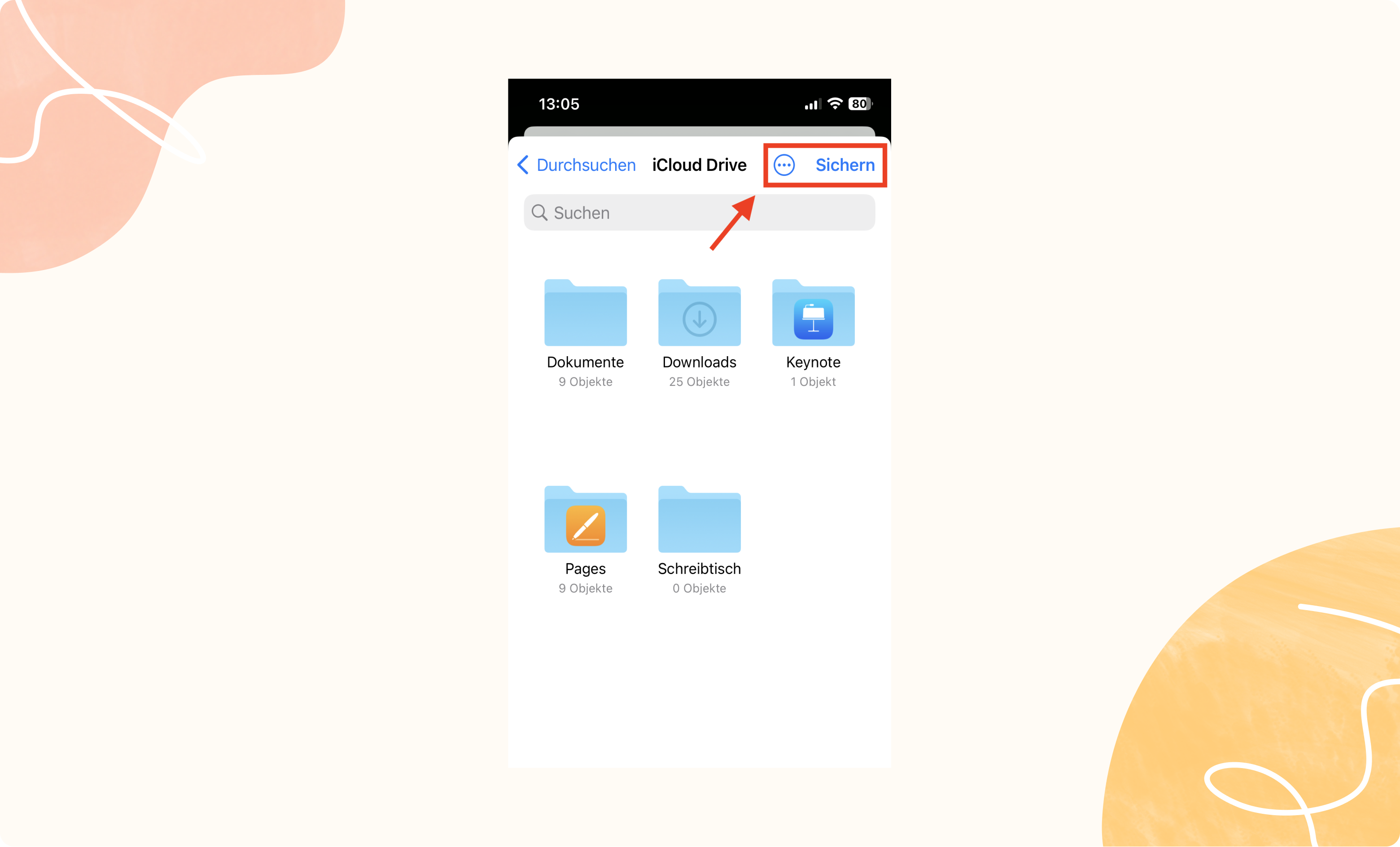 PDF-Dokument sichern