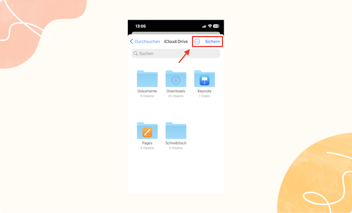 PDF-Dokument sichern