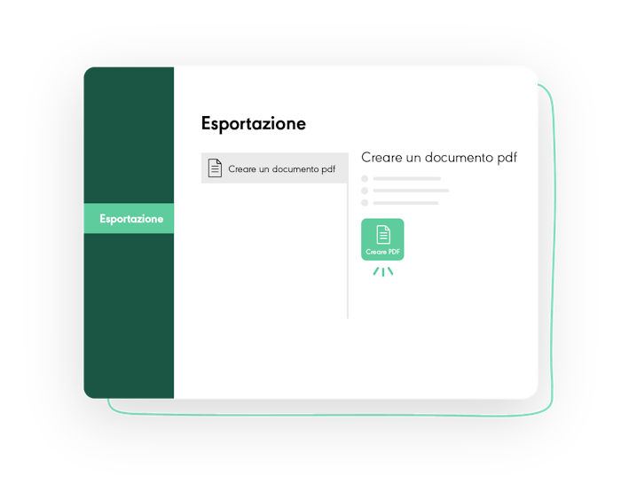 esportazione excel