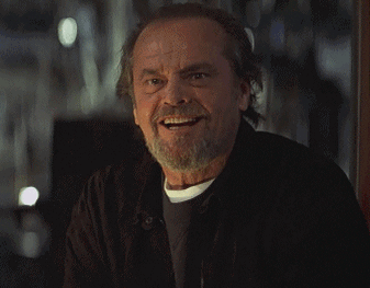 Jack Nicholson lächelt
