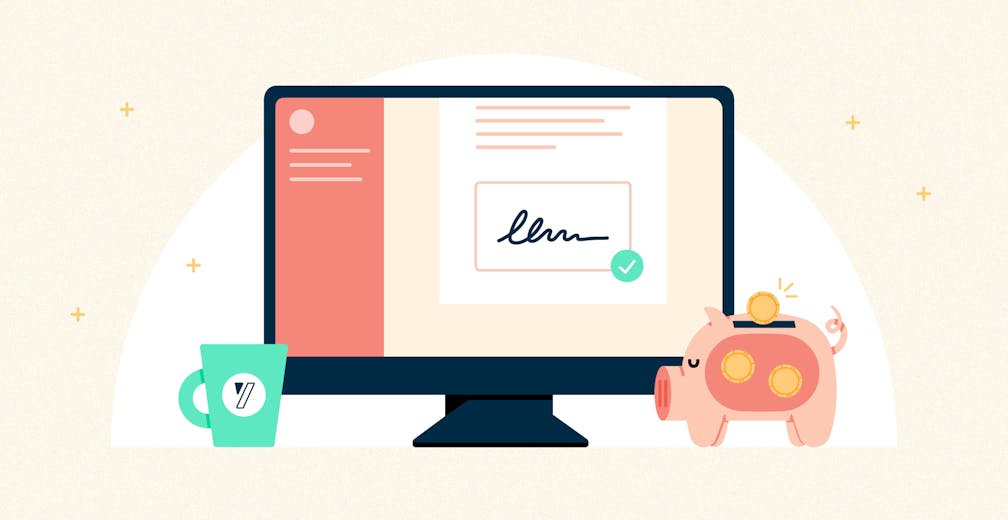 Illustration signature format png