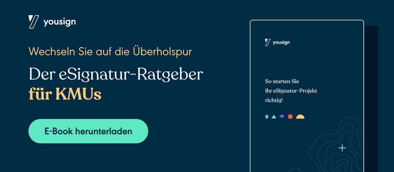 Der e-Signatur-Ratgeber für KMUs