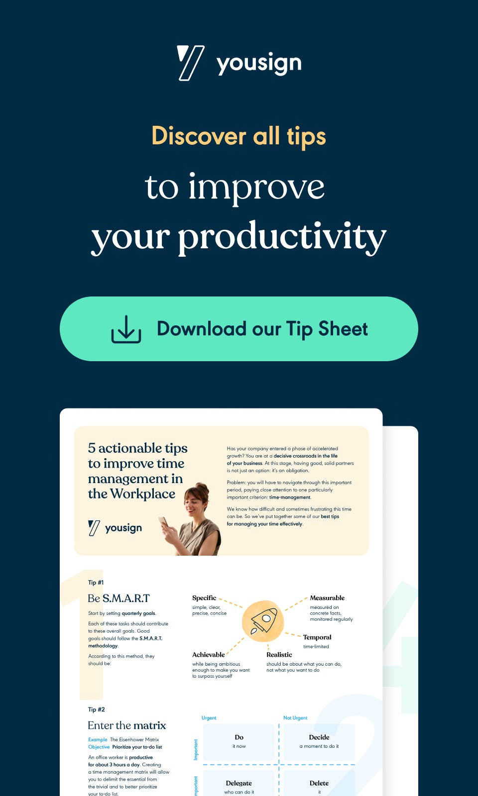 Discover all tips to improve your productivity