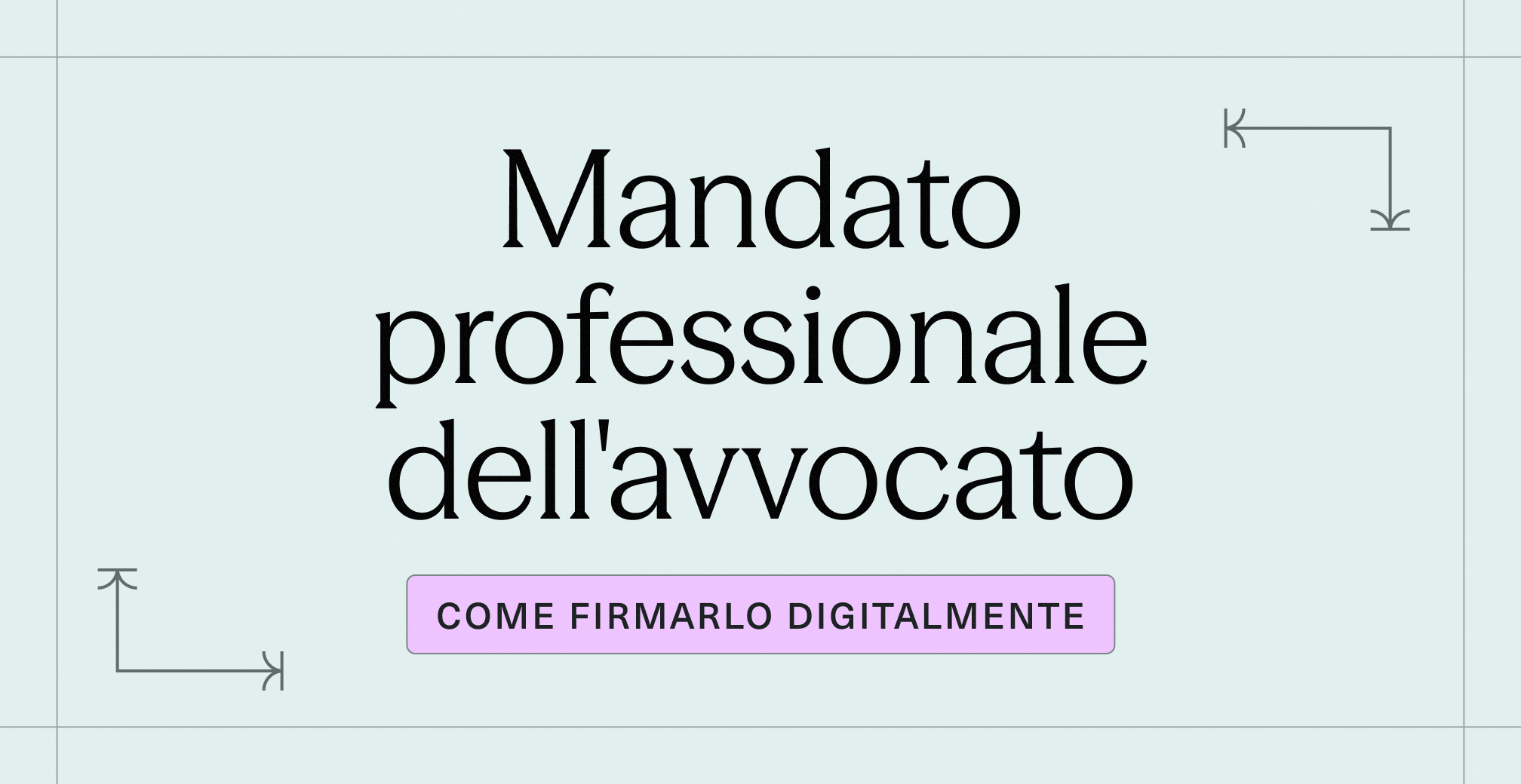 Mandato professionale dell'avvocato