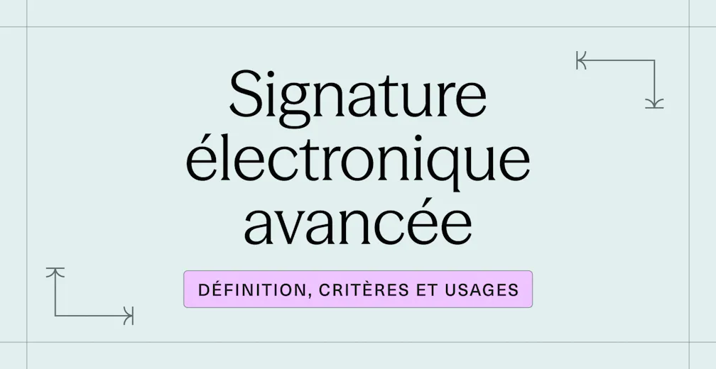Signature électronique avancée