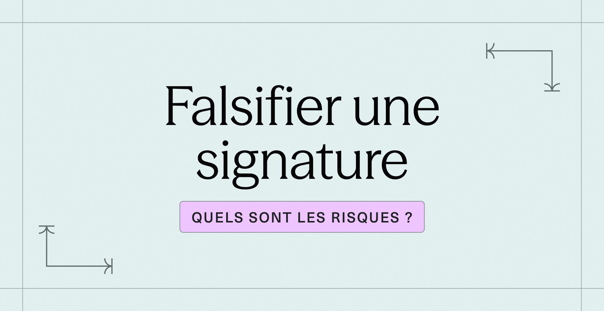 Falsifier une signature