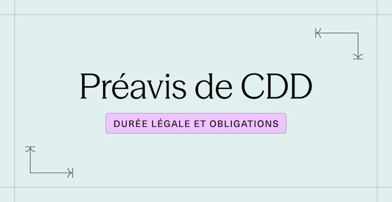 Préavis de CDD