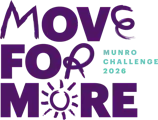 Move for More Munro Challenge 2026 logo.