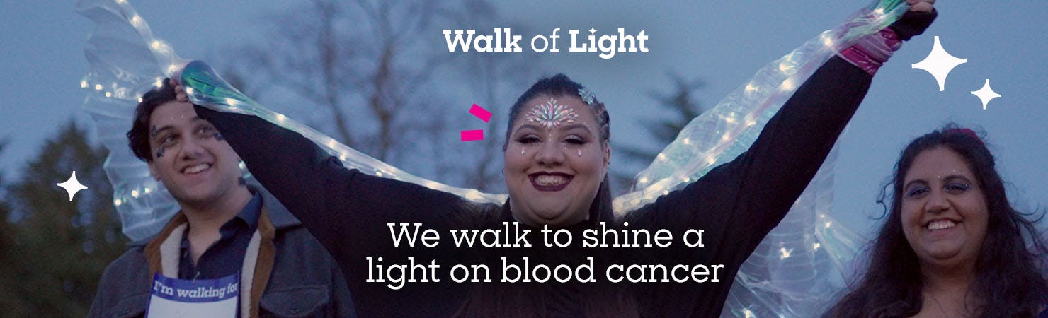 We walk to shine a light on blood cancer