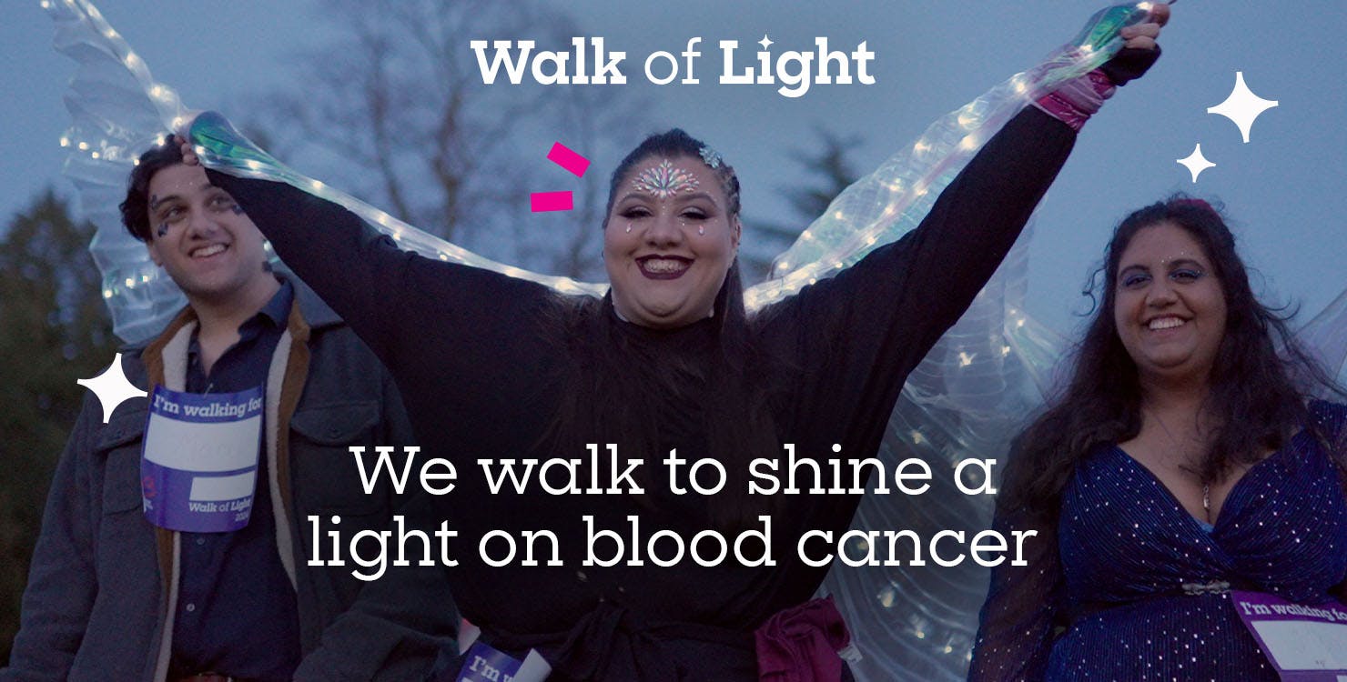 We walk to shine a light on blood cancer