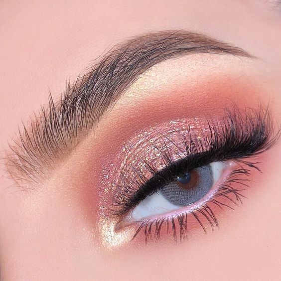 gold silver eyeshadow