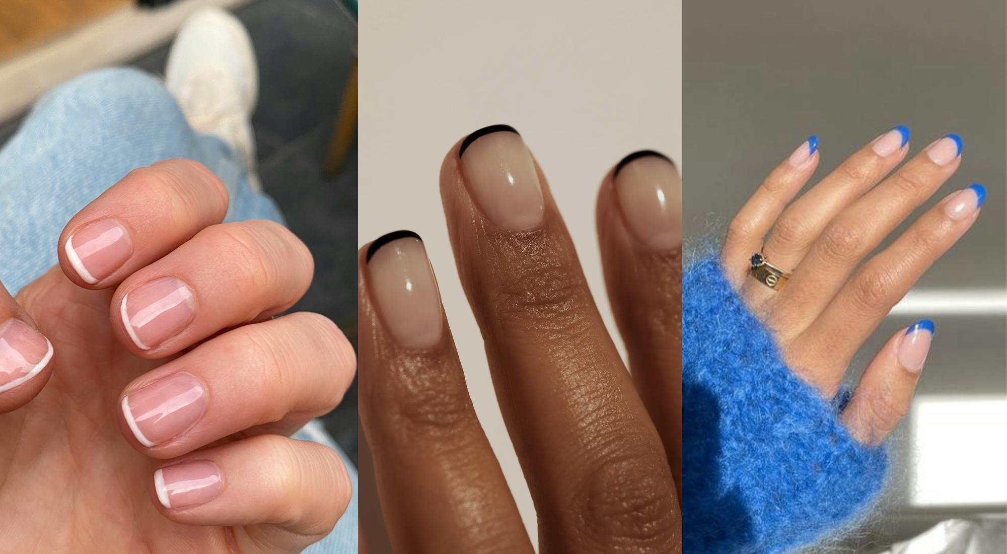 Micro French mani: The nail trend you'll need to try now | blow LTD Micro French mani: The nail trend you'll need to try now | blow LTD