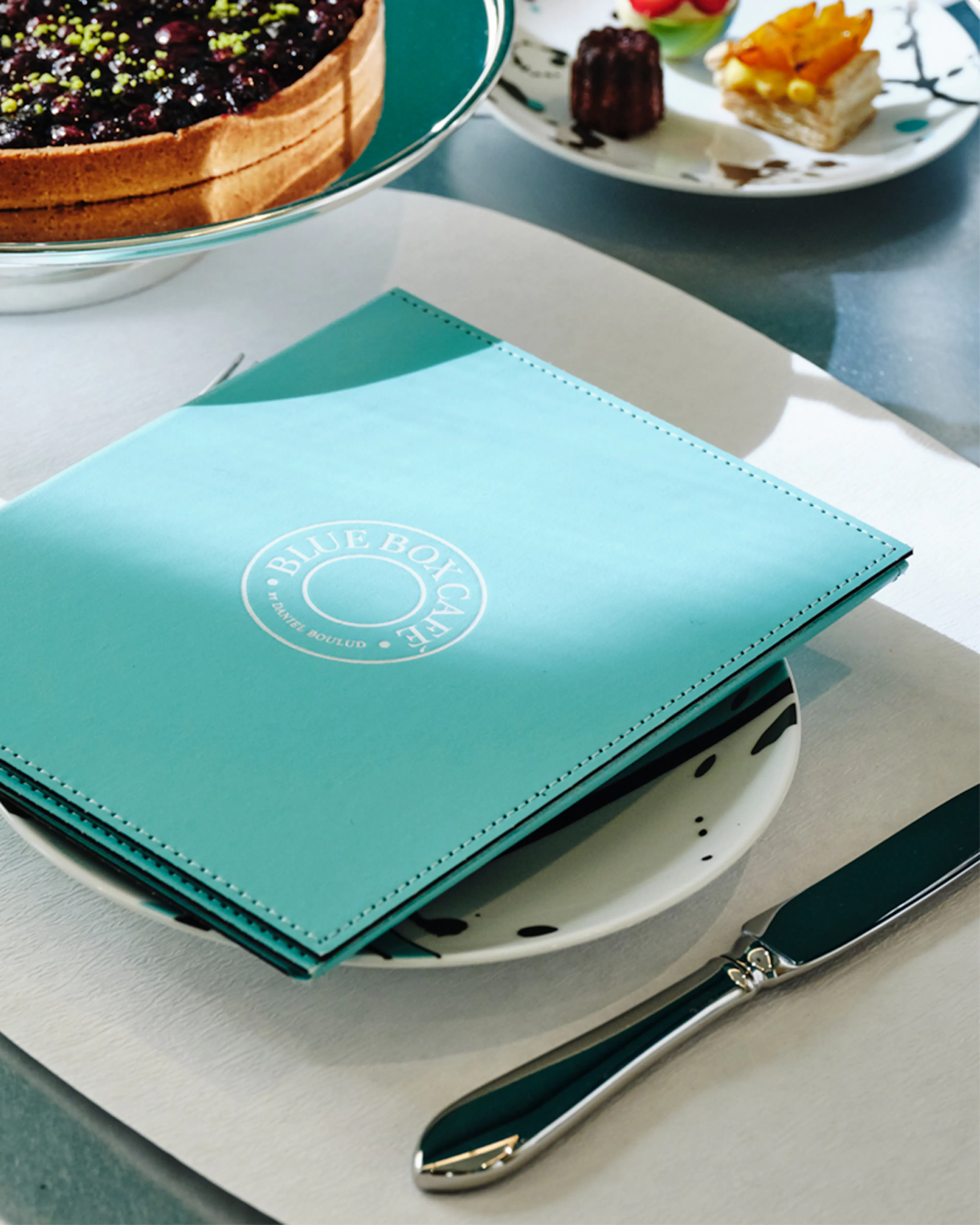 Blue Box Café by Daniel Boulud menu at Tiffany & Co.