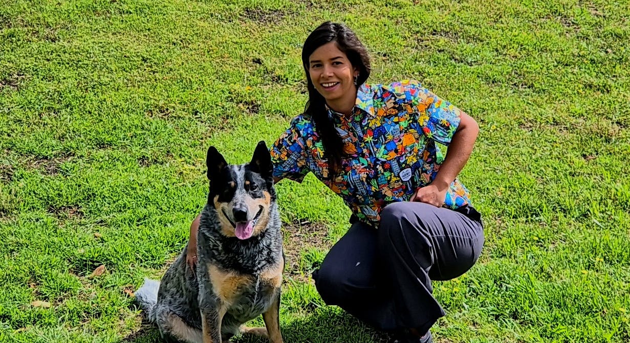 Photo Cristina with Ernie