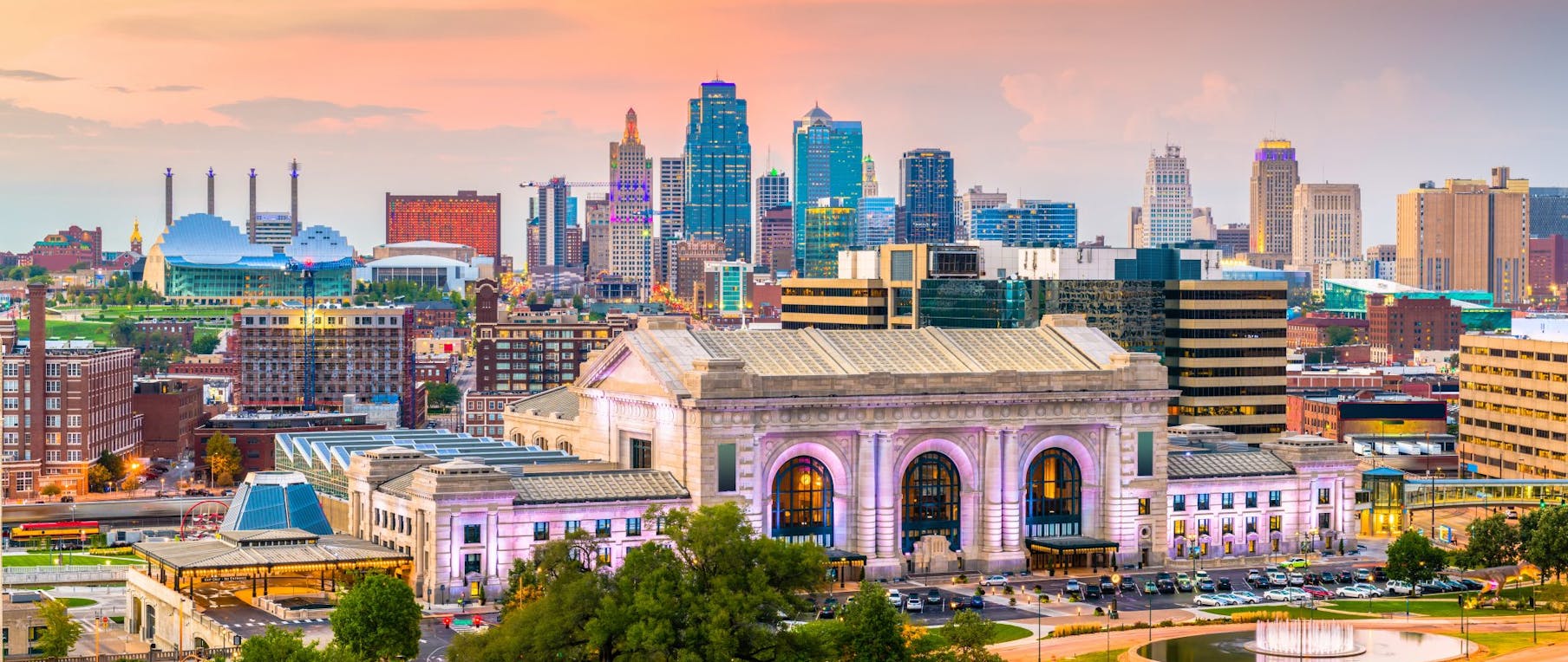 Union Station and downtown Kansas City