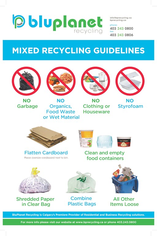 Mixed recycling guidelines