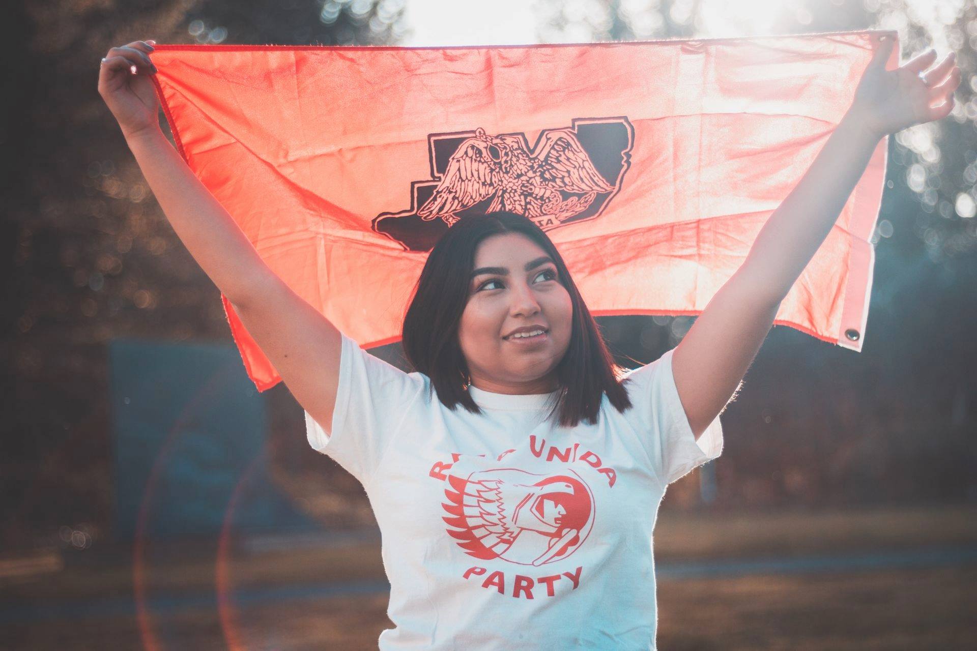 Chicana Aztlán Flag