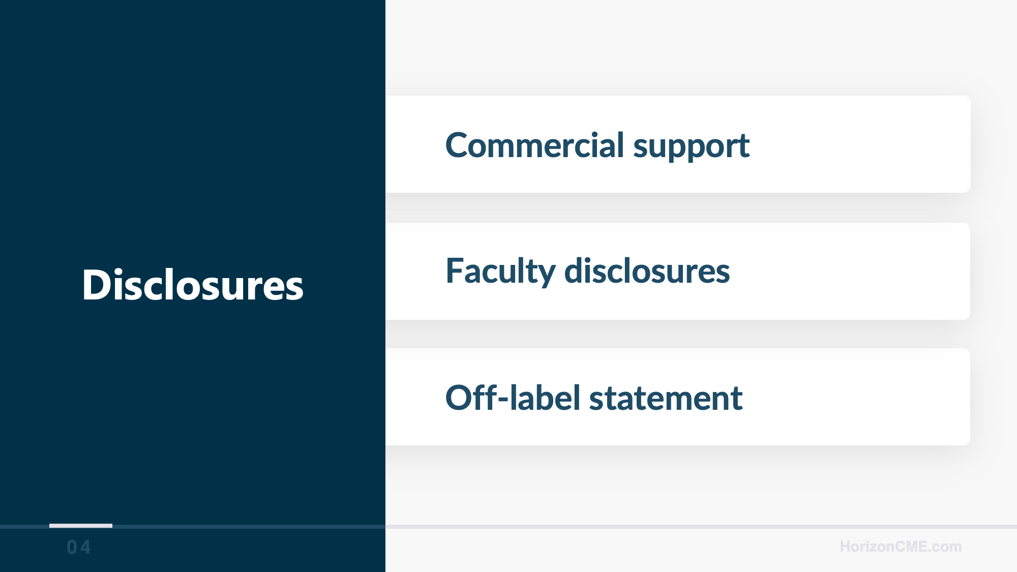 Horizon CME Slide Deck