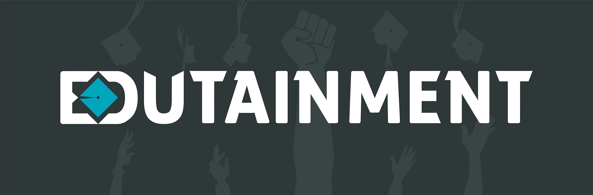 Edutainment Full Logo on Dark