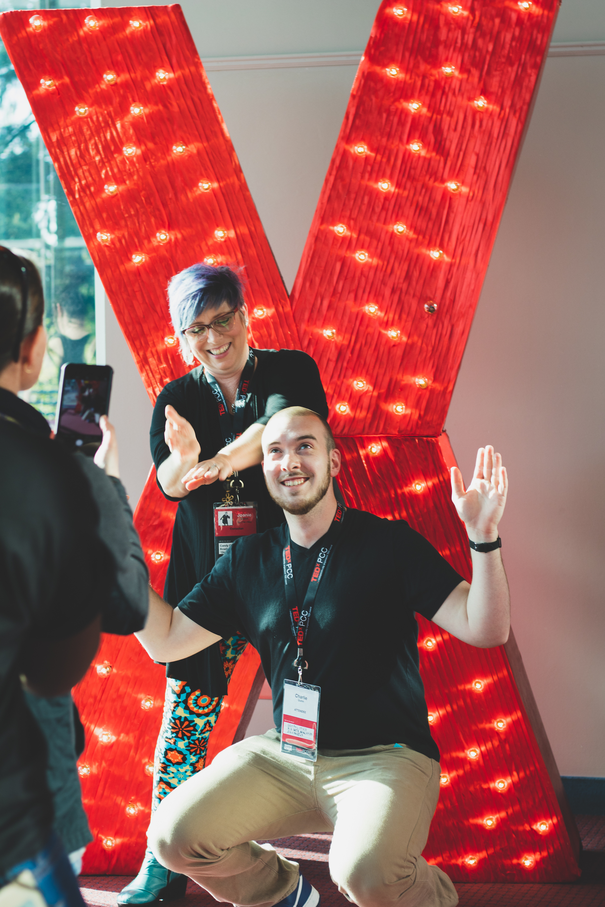 TEDxPCC People in Front of the X