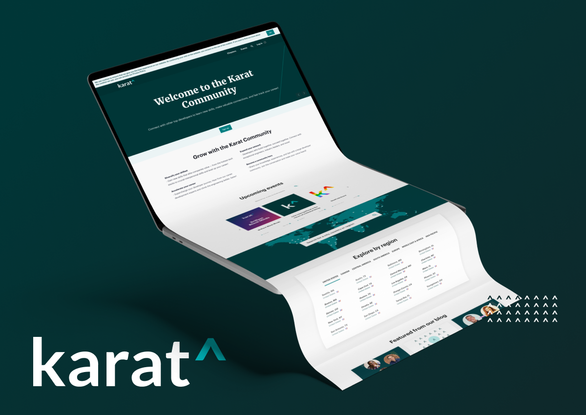 Karat^ Platform Mockup - While I enjoyed thoroughly putting together colors and decoration. I loved each component's level of thought, accuracy, and layout; it was impressive!