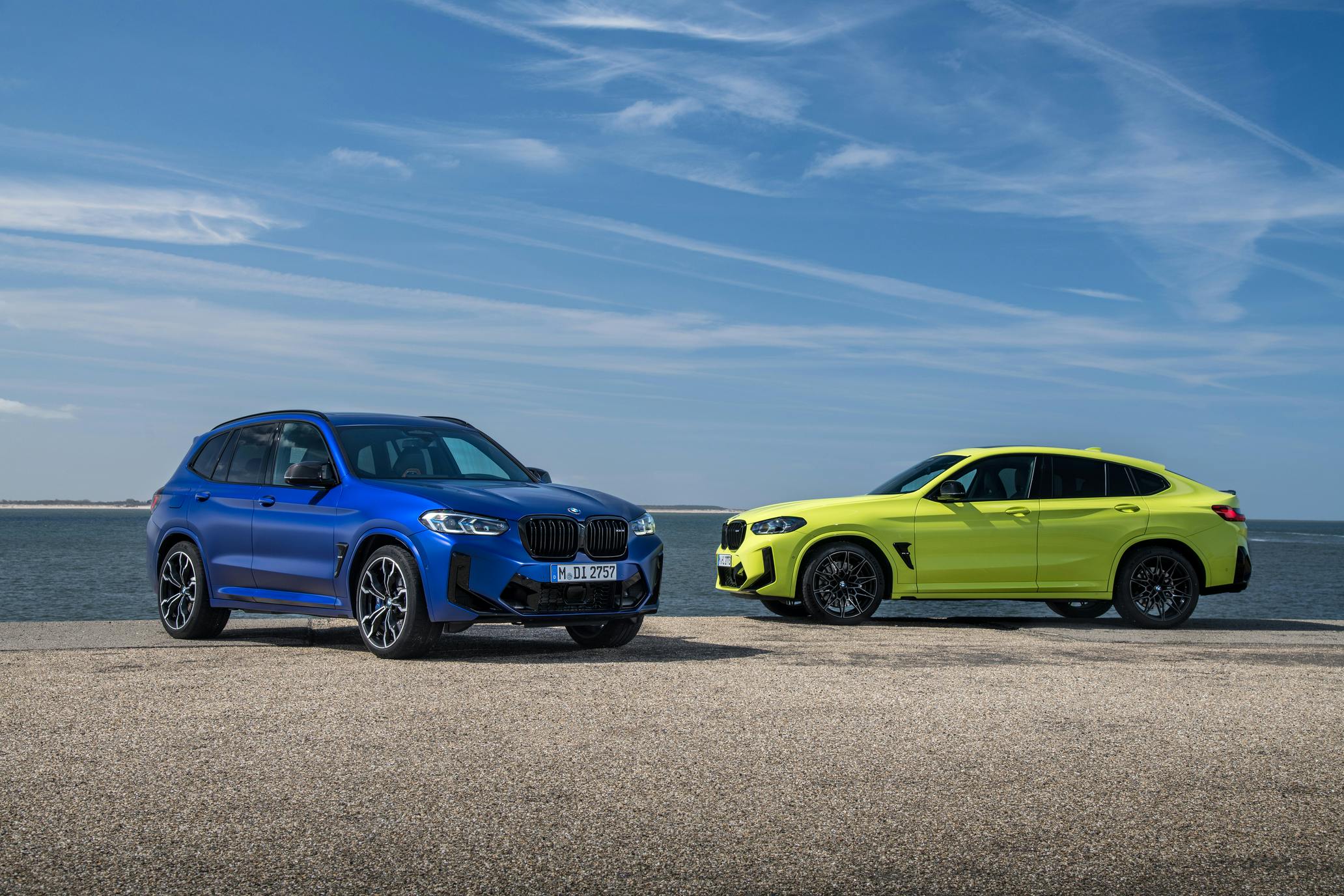 The new BMW X3 and the new BMW X4.
