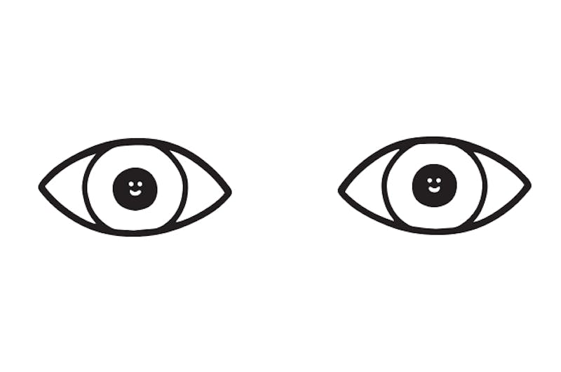 place the lenses in