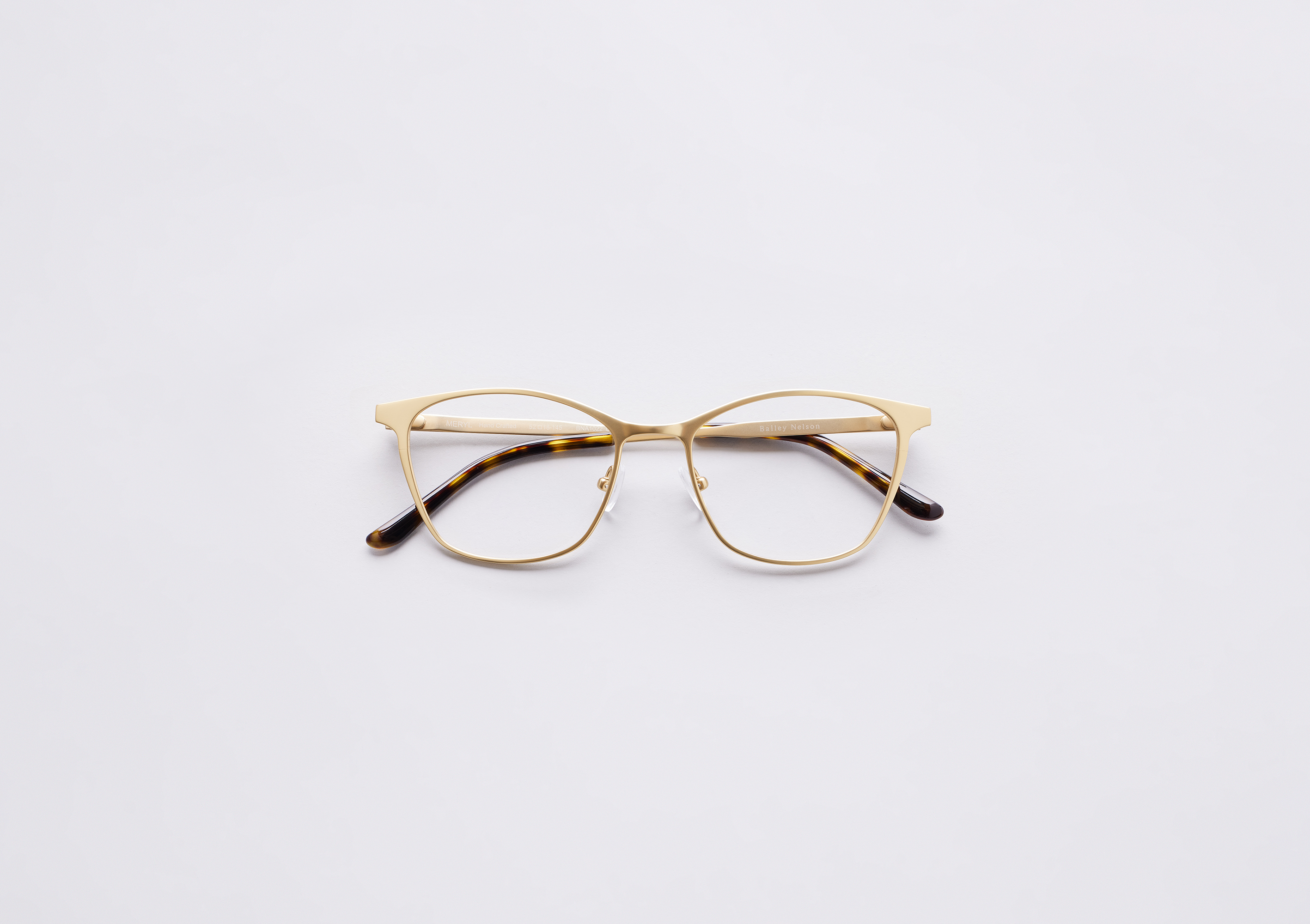 Gold metal 2025 frame glasses