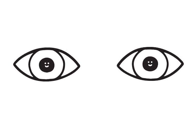 place the lenses in
